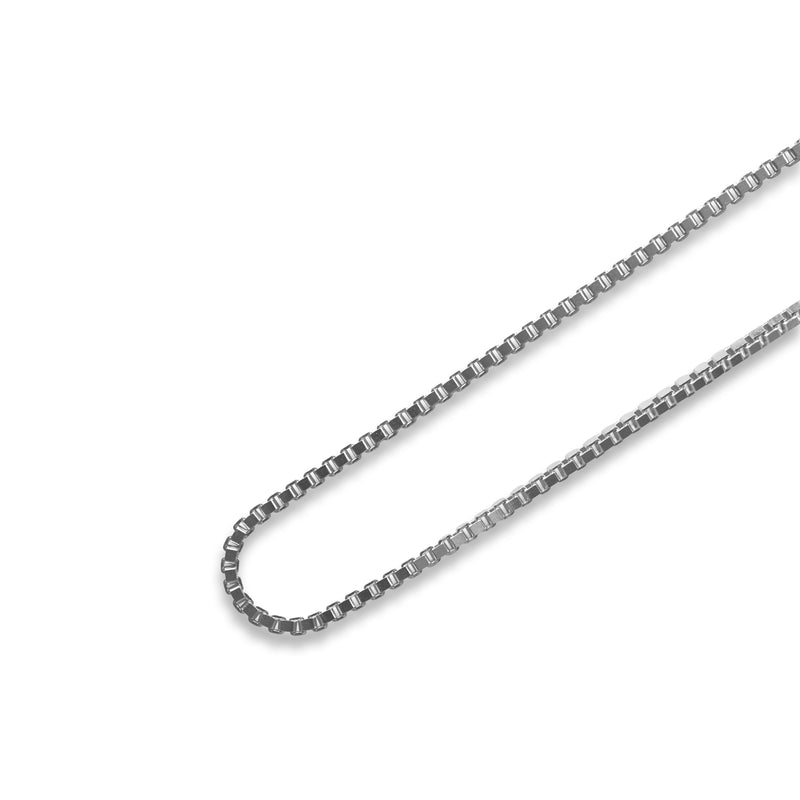 Luxuriöse handgefertigte 925 Silber Box Chain Halskette mit glänzendem Finish für modernen Stil Sprezzi Fashion