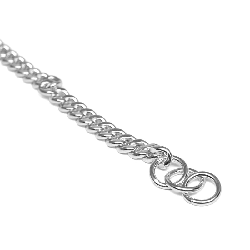 925 Silver Curb Bracelet im eleganten minimalistischen Stil ideal für Herren Schmuck Sprezzi Fashion