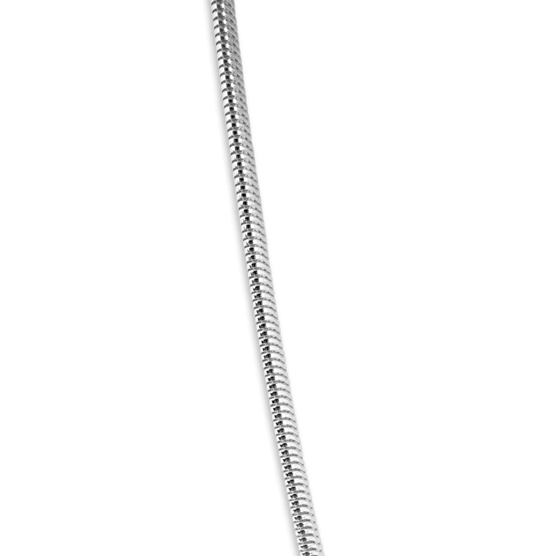 Klassische Snake Halskette aus massivem 925 Silber perfekt für den täglichen eleganten Look Sprezzi Fashion