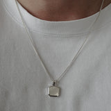 925 Silver Anhänger [Pearl] Halsketten Sprezzi 