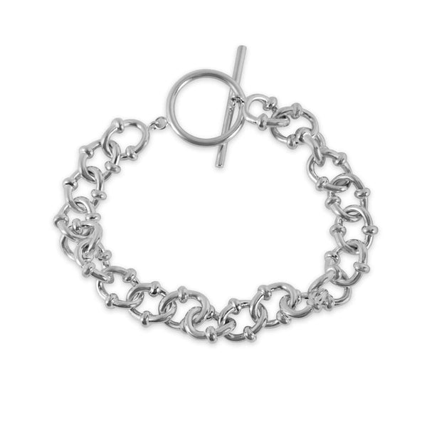 925 Sterling Silver Armband [Cable] Armband Sprezzi 925 Silber Silver 