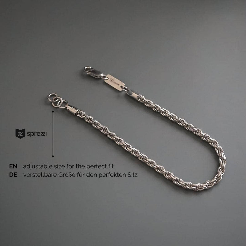 925 Sterling Silver Armband [Snake] Armband Sprezzi 