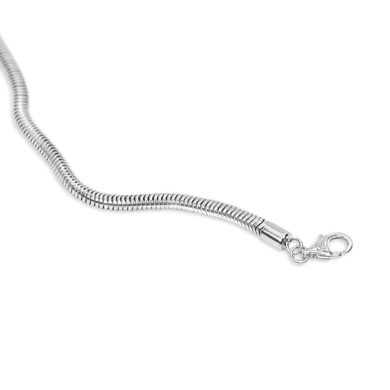 Herren Silber Snake Chain Armband aus 925 Sterling Silver Sprezzi Fashion