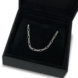 925 Sterling Silver Chain Necklace [Figaro] Halsketten Sprezzi 