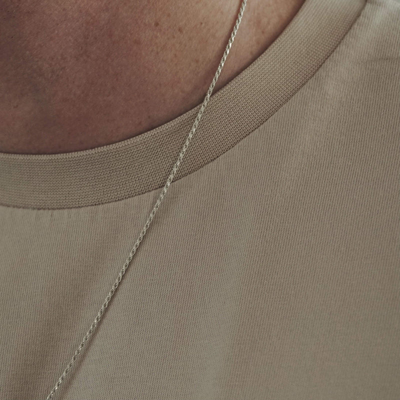 925 Sterling Silver Chain Necklace [Rope] Halsketten Sprezzi 