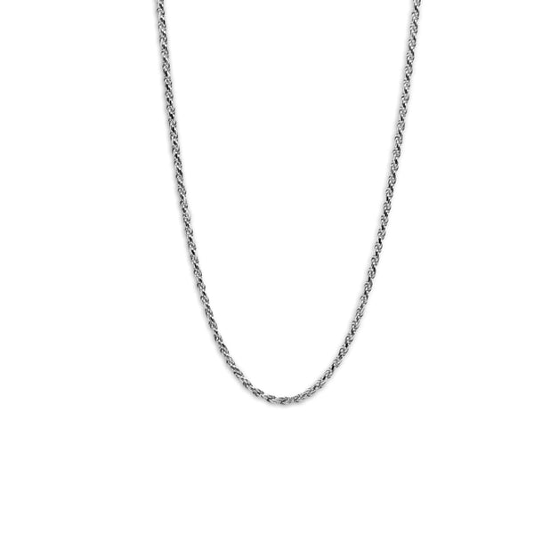925 Sterling Silver Kette [Rope] Halsketten Sprezzi Silver 925 Silber 