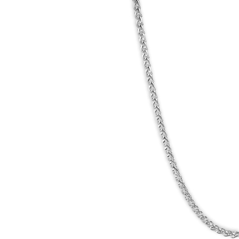 925 Sterling Silver Kette [Wheat] Halsketten Sprezzi 