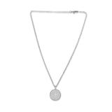 925 Sterling Silver Necklace [Kompass] Halsketten Sprezzi 