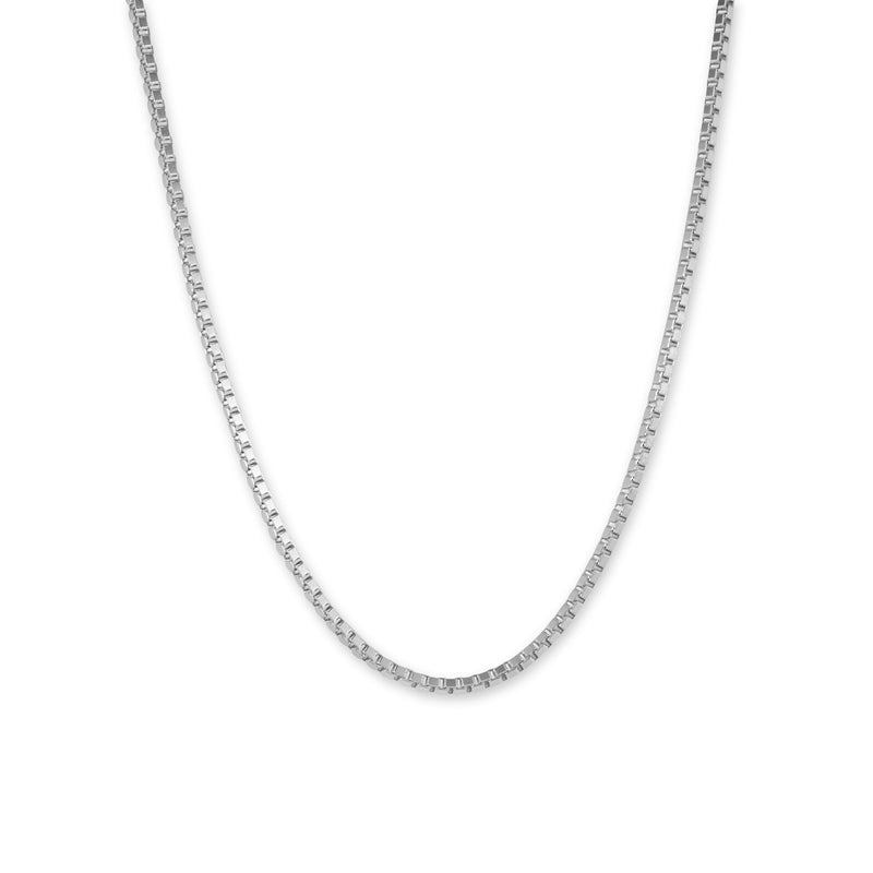 Box Halskette aus 925 Sterling Silber fuer Herren hochwertig verarbeitet Sprezzi Fashion