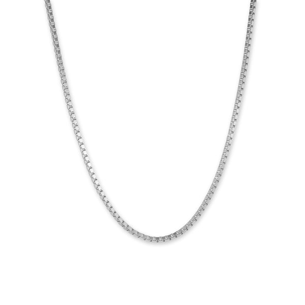 Box Kette aus 925 Sterling Silber minimalistisches Design robust und alltagstauglich Sprezzi Fashion