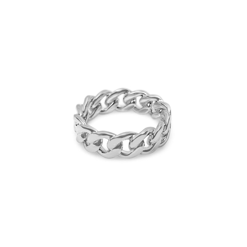 Moderner Cuban Ring für Herren 925 Sterling Silver langlebig und stylisch Sprezzi Fashion