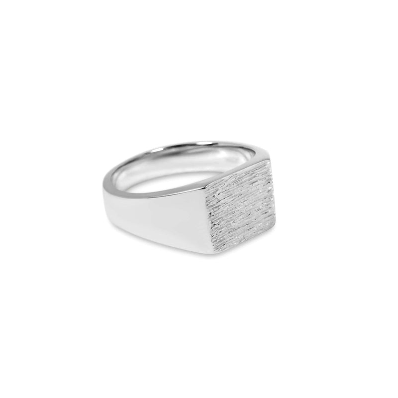 Stilvoller minimalistischer Silberring für Herren aus 925 Sterling Silber Sprezzi Fashion