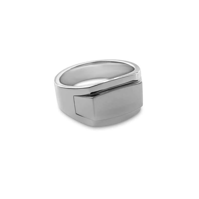 925 Silber Siegelring für Männer robust handgefertigt elegant modern vielseitig kombinierbar für verschiedene Looks Sprezzi Fashion