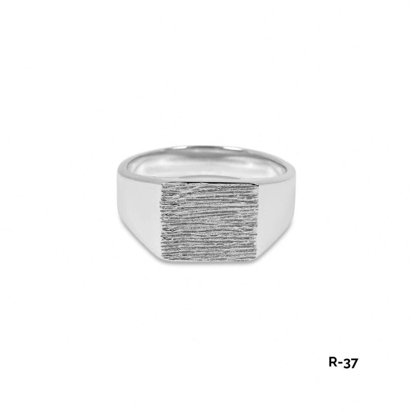 Herren Silberring R37 aus hochwertigem 925 Sterling Silver mit minimalistischem Design und polierter Oberfläche Sprezzi Fashion