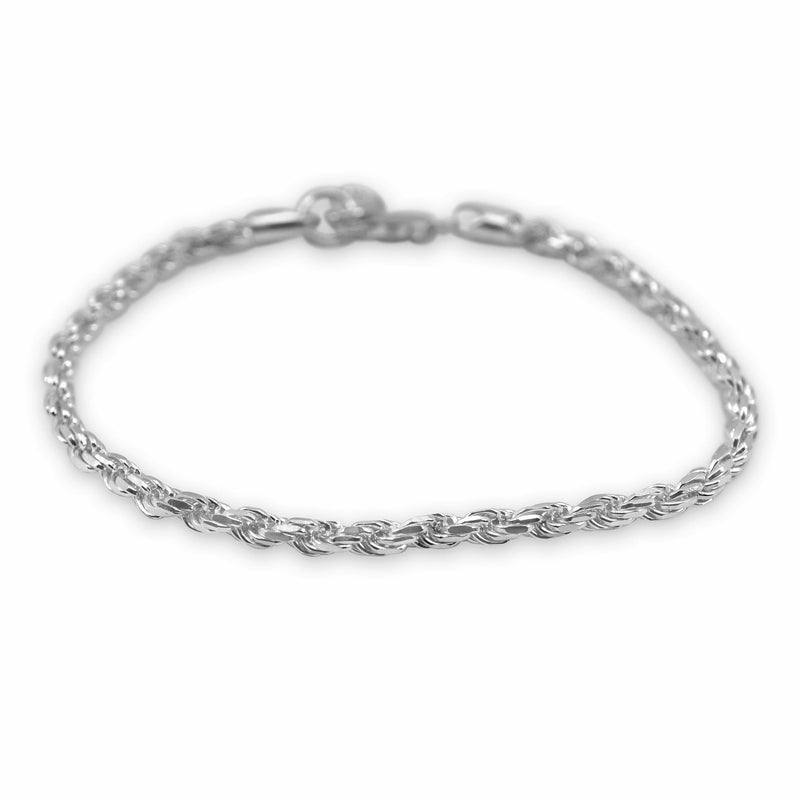 Elegantes Herren Armband aus 925 Silber im Zopf Design handgefertigt robust stilvoll ideal für Alltag und besondere Anlässe Sprezzi Fashion