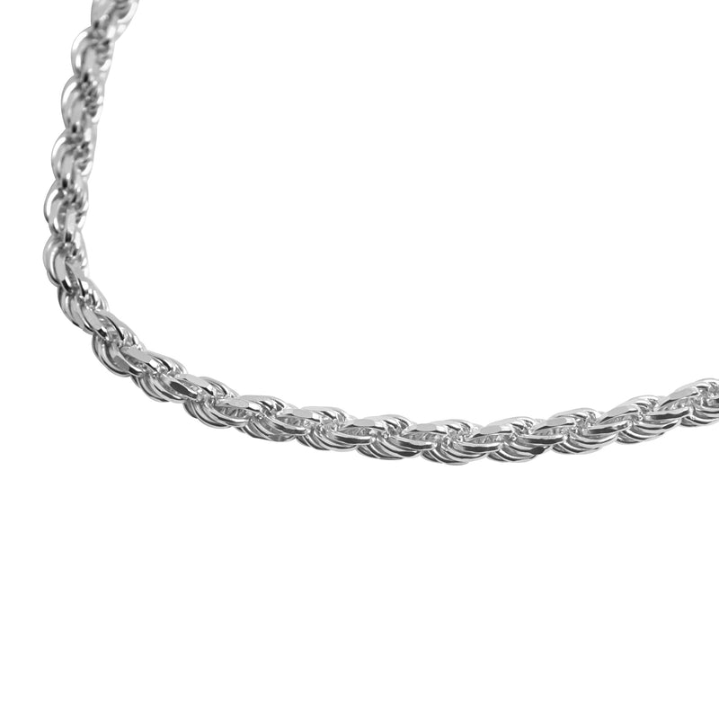 Klassisches Rope Armband für Herren aus 925 Sterling Silber robust und glänzend verarbeitet Sprezzi Fashion