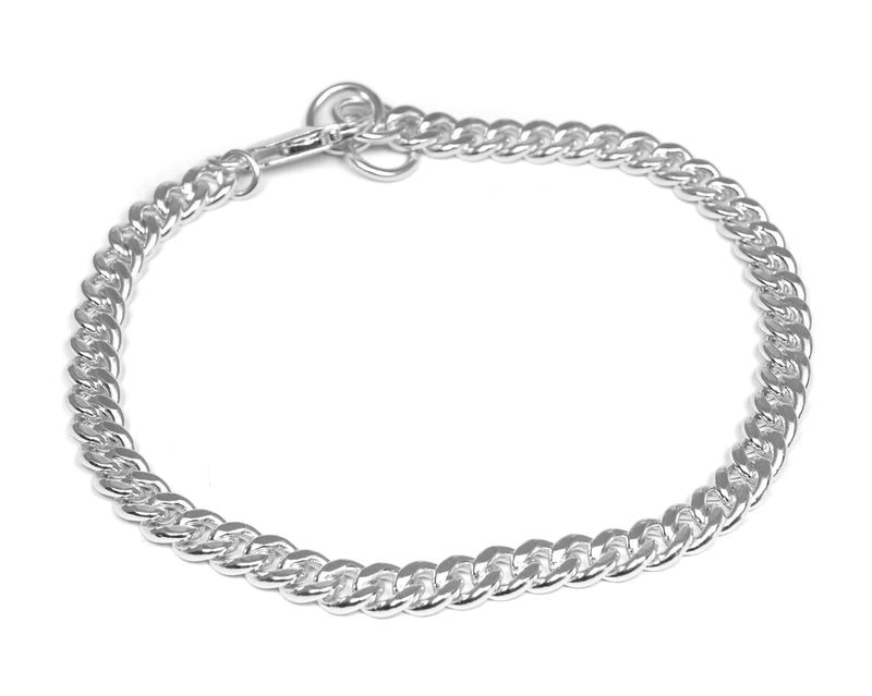Massives Herren Armband aus 925 Silber mit Panzerketten Design robust elegant stilvoll für Alltag und besondere Looks Sprezzi Fashion