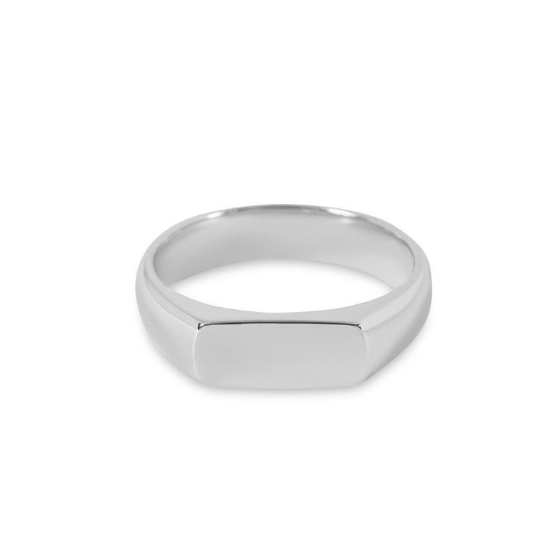 Minimalistischer Herrenring aus 925 Silber handgraviert stilvoll und zeitlos Sprezzi Fashion