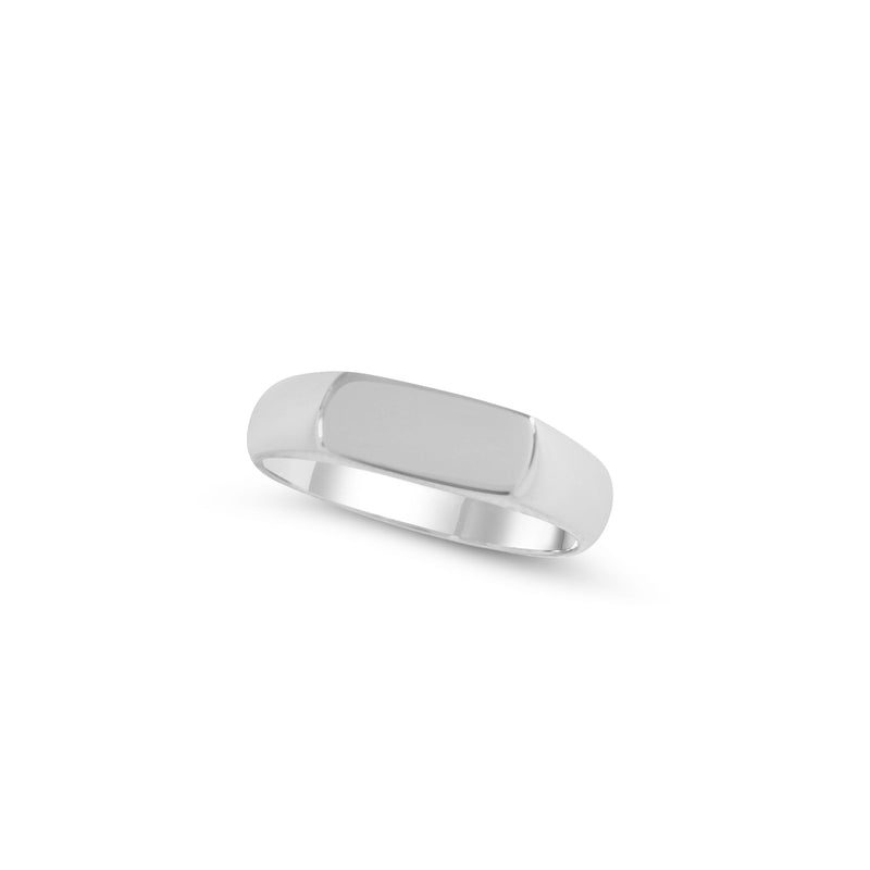Minimalistischer Siegelring fuer Herren 925 Silber handgraviert Sprezzi Fashion