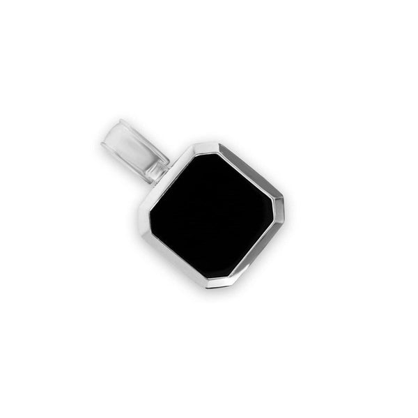 Eleganter Onyx Anhänger aus 925 Sterling Silber Handgefertigt mit edlem Glanz und zeitlosem Stil Sprezzi Fashion