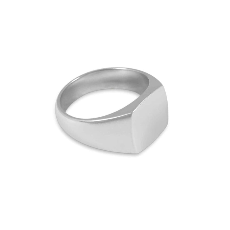 Handgemachter mattierter Ring aus 925 Sterling Silber Sprezzi Fashion
