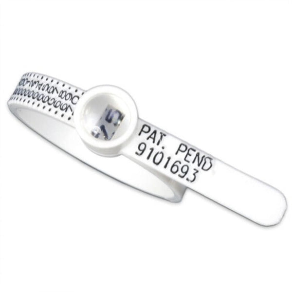 Ring Size Tape kostenloses Maßband aus Kunststoff zum einfachen Messen der exakten Ringgröße Sprezzi Fashion