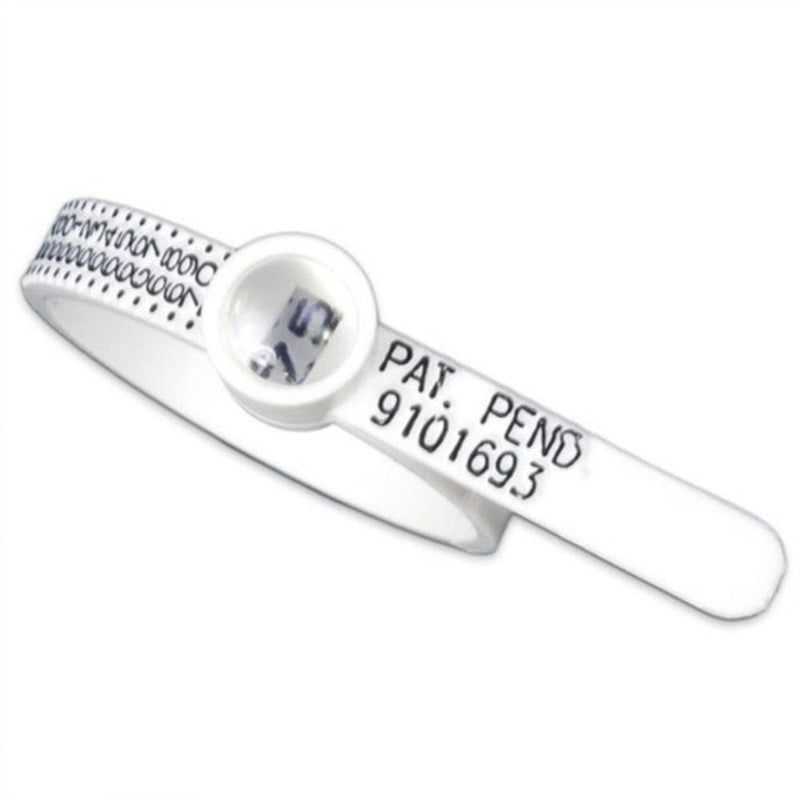 Ring Size Tape kostenloses Maßband aus Kunststoff zum einfachen Messen der exakten Ringgröße Sprezzi Fashion