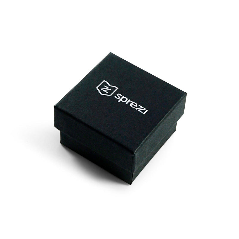 Elegante Ring Aufbewahrungsbox aus robustem Material mit Samteinsatz ideal zur sicheren Schmuckaufbewahrung Sprezzi Fashion