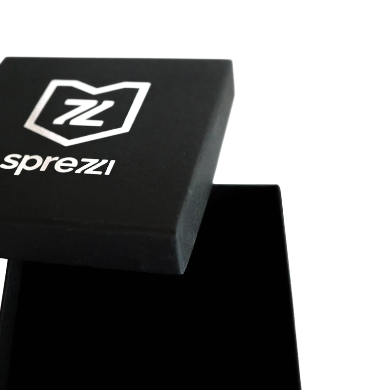 Schwarze Schmuckbox mit Sprezzi Fashion Logo perfekt für Herren Schmuck Sprezzi Fashion