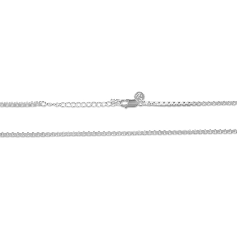 Moderne Silber Halskette mit großen Box Gliedern im markanten Look gefertigt aus 925 Sterling Silber Sprezzi Fashion
