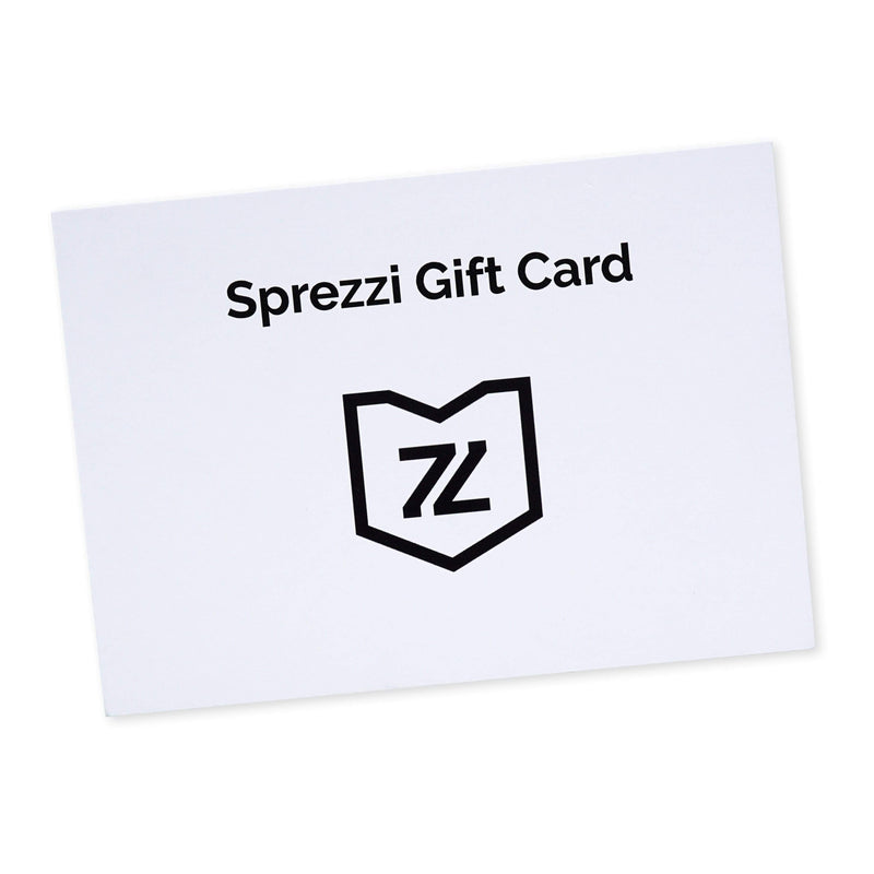 Sprezzi Gutschein Karte im Premium Design ideal als stilvolles Geschenk für jeden Anlass Sprezzi Fashion