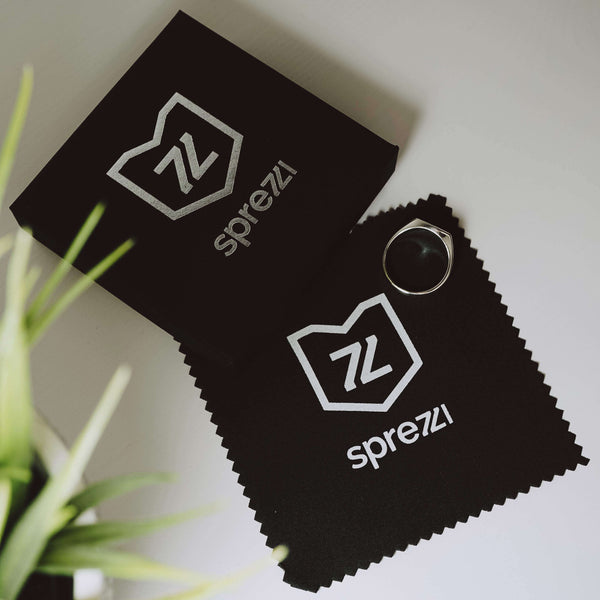 Sprezzi Poliertuch zur sanften Reinigung von Silberringen und Armbändern Sprezzi Fashion