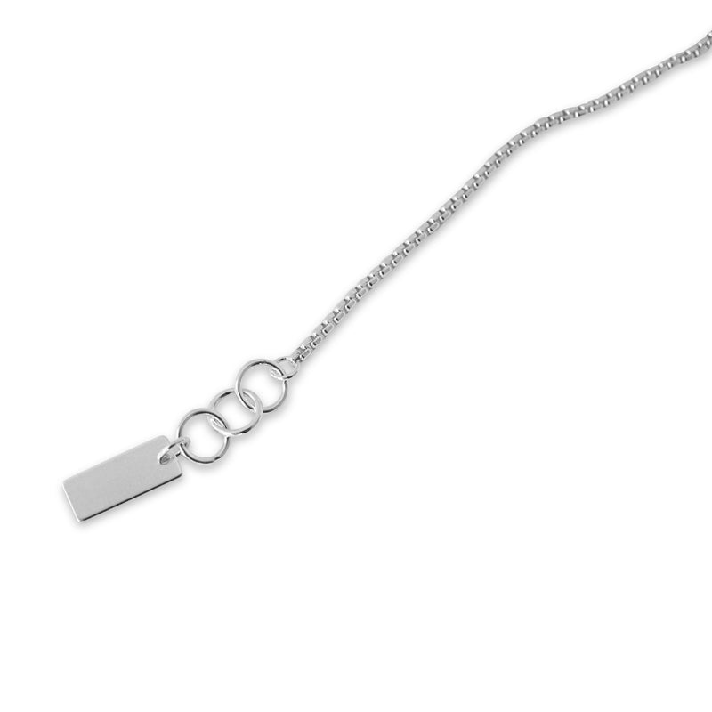 Hochwertiges Herrenarmband aus Sterling Silber Box Chain Design, modern und elegant Sprezzi Fashion