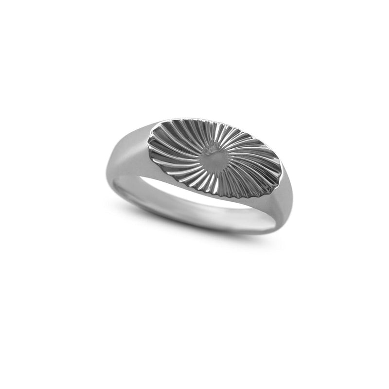 Sunray Siegelring im Vintage Stil gefertigt aus massivem 925 Sterling Silber Sprezzi Fashion