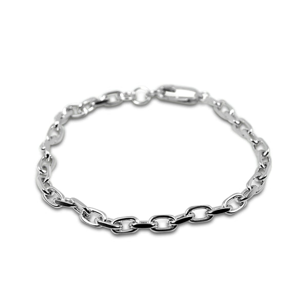Herren Silber Toggle Cable Armband Set handgefertigt robust stilvoll minimalistisch perfekt für Alltag und besondere Anlässe Sprezzi Fashion