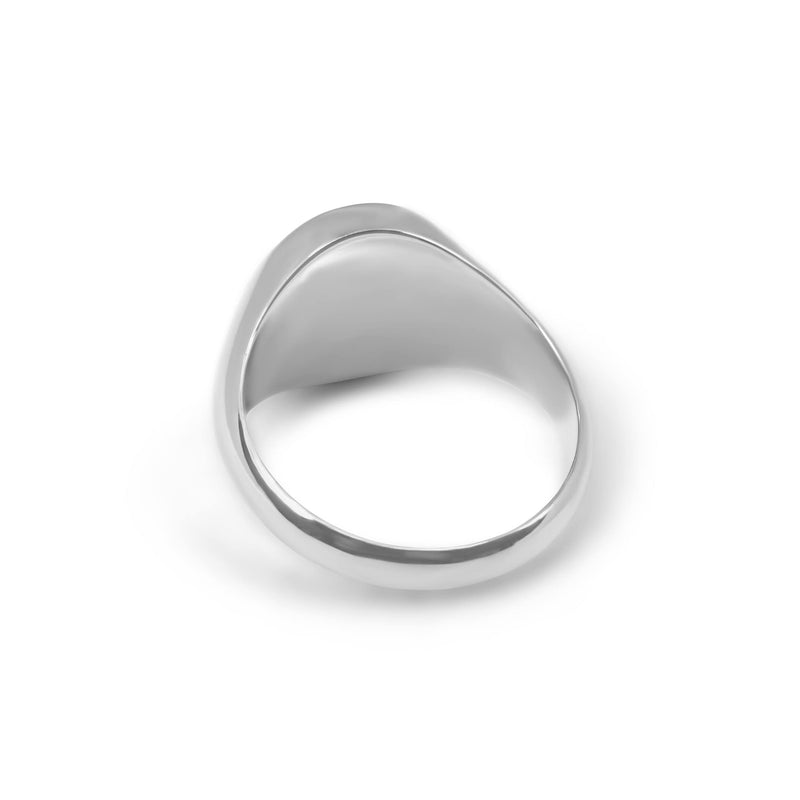 Handgemachter Silberring fuer Herren mit ovalem Tuerkis Stein, elegantes Accessoire Sprezzi Fashion
