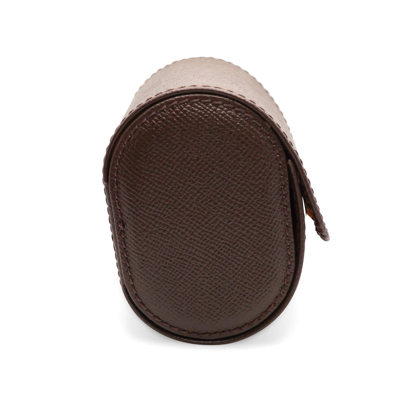 Handgefertigte braune Uhrenrolle aus Leder inklusive praktischer Reisetasche Sprezzi Fashion