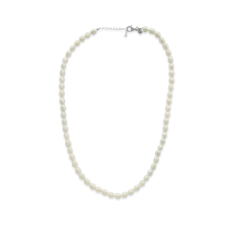 Weiße Perlen Halskette für Damen mit elegantem Design und handgefertigter Qualität Sprezzi Fashion