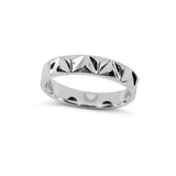 Bandring Zacken Ringe Sprezzi 54 925 Silber Silver