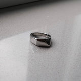 Edelstahl Ring Silber Drop Ringe Sprezzi 