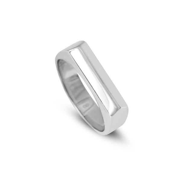 Edelstahl Ring Silber Minimalistisch Ringe Sprezzi 