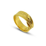 Feder Ring Ringe Sprezzi 54 925 Silber Gold