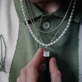 Halsketten Set Pearls & Snake Set Sprezzi One Size 