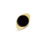Ring Onyx Oval Gold & Silver Ringe Sprezzi 