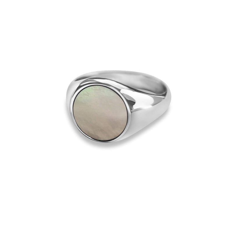 Ovaler Siegelring Männer 925 Silber Ring mit Edelstein Sprezzi Fashion