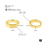 Ring Silver & Gold Raw Thin Ringe Sprezzi 