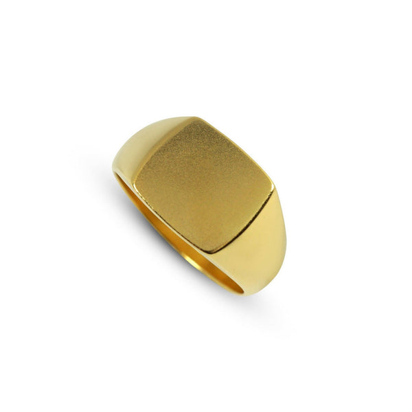 Ring Silver Matt Ringe Sprezzi 54 Gold Gold