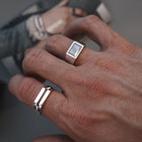 Set aus zwei Siegelringen Ringe Sprezzi 