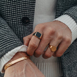 Siegelring Onyx Gold Ringe Sprezzi 