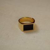 Siegelring Onyx Wide Ringe Sprezzi 